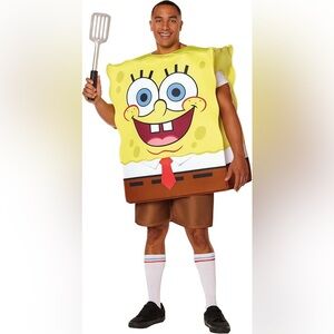 Spirit Halloween Adult SpongeBob SquarePants 3D Costume Official Licensed in bag